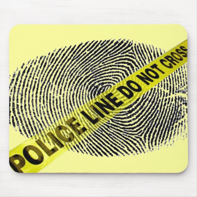 linha de polícia mousepad (Frente)