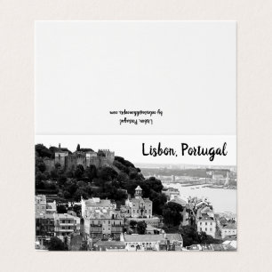 Linha do Céu Negro e Branco de Lisboa Portugal