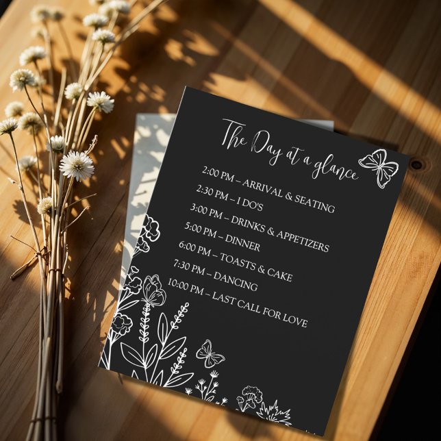 Linha do tempo de casamento das Flores de Prados (Criador carregado)