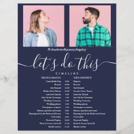 Linha do Tempo de Programação de Casamento de Scri