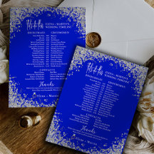 Linha do tempo do Dia de Casamento do Script Azul