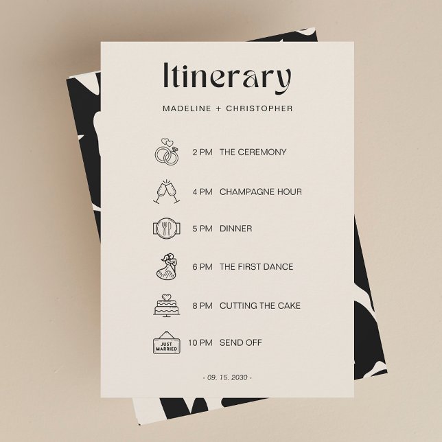 Linha do Tempo Itinerário do Casamento Floral de N (Criador carregado)