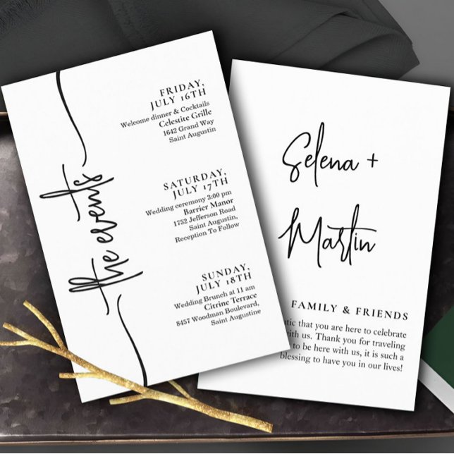 Linha do Tempo Mínimo de Eventos de Casamento (Criador carregado)