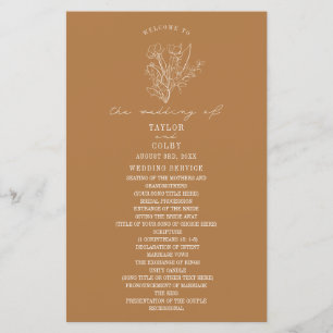 Linha Floral Art Goldenrod Casamento Amarelo