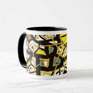 Linha GOLD – Caneca Abstrata Minimalista Elegante