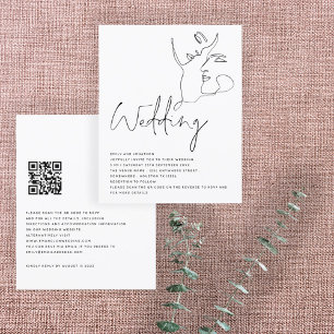 Linha ORÇAMENTAL Arte Rostos Branco Preto Código Q