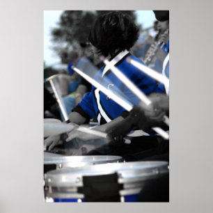 Linha poster do cilindro de Colorized