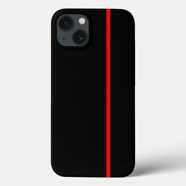 Linha vertical fina vermelha (Verso)