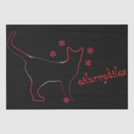 linhagem de gatos fantástica Papel Tecido