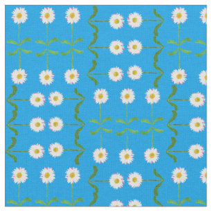 Linhas Chic de Visitas no Tecido Personalizado Azu