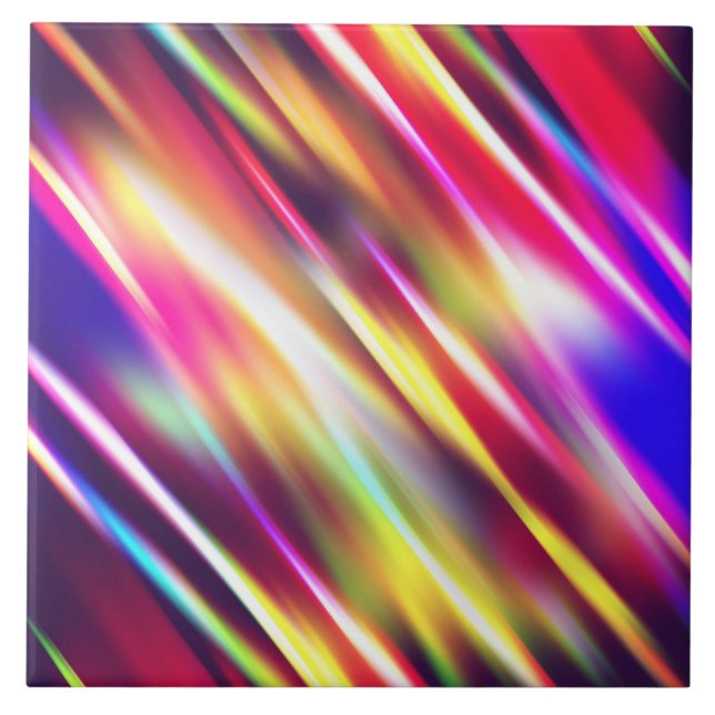 Linhas coloridas abstratas (Frente)