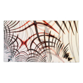 Linhas cruzadas de cores variadas, fundo claro