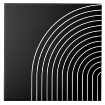 Linhas de abstrato geométricas Elegantes a preto e