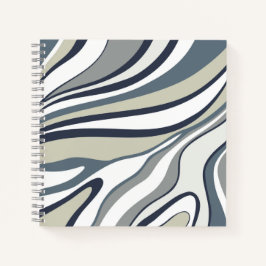 Linhas de onda abstrato elegantes modernas