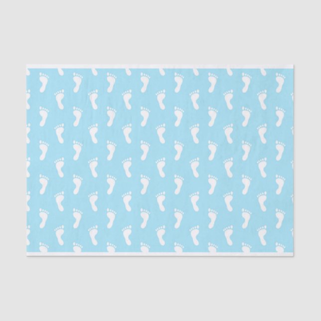 LINHAS DE PAPEL AZUL BABY FEET (Frente )