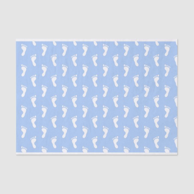 LINHAS DE PAPEL AZUL BABY FEET (Frente )