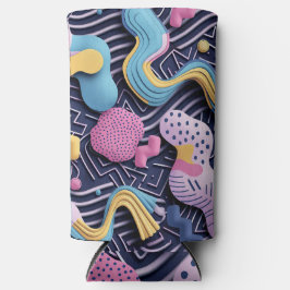 Linhas de pastel com formas arredondadas