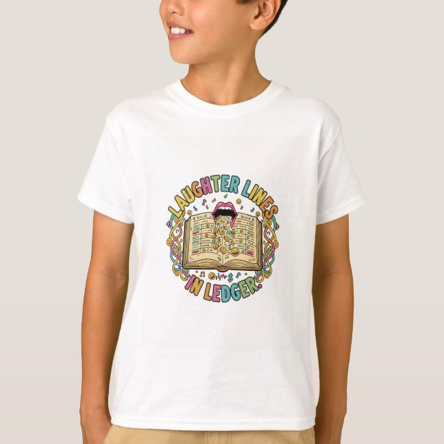 Linhas de Riso no Razão – Camiseta de Humor Inteli (Frente)