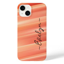 Linhas dinâmicas de gradiente laranja Nome Elegant