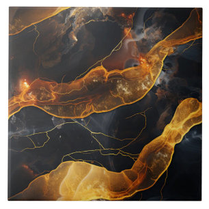 Linhas Douradas Abstratas Cativantes