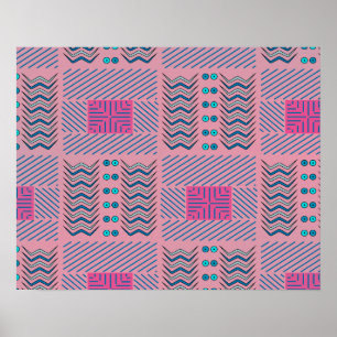 Linhas e Formas Geométricas abstrato POSTER