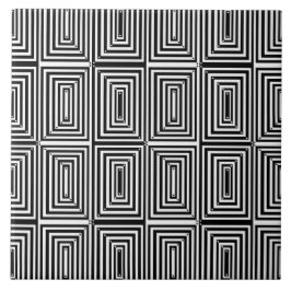 Linhas e Pontos de Arte Fina Óptica Preto e Branco