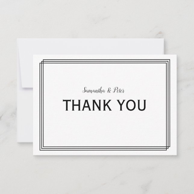 Linhas Geométricas Modernas - 3x5 Obrigado Flat (Frente)