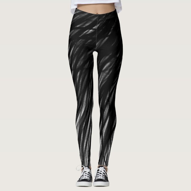 Linhas Grafitas - Leggings (Frente)