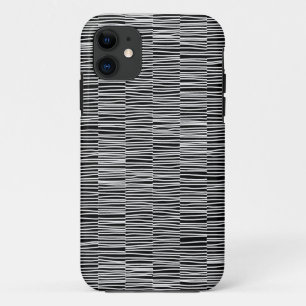Linhas Irregulares - Branco na capas de iphone Pre