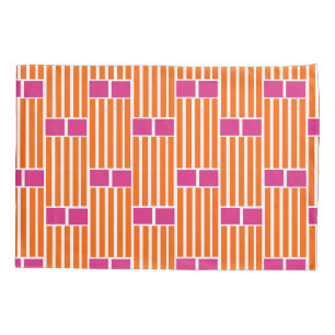 Linhas Laranja e Caixas Rosa