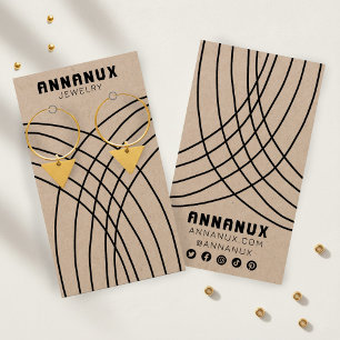 Linhas Minimalistas Que Ouvem Joias Exibem KRAFT