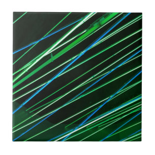linhas verdes neon