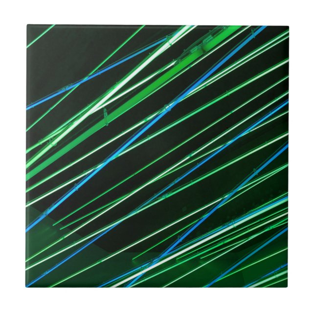linhas verdes neon (Frente)