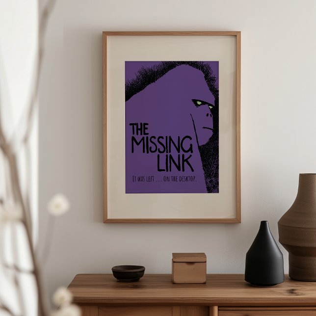 Link ausente - poster de filme de terror de vindim (Criador carregado)