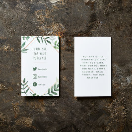 Links Sociais, cartão de inserção de ordem de folh