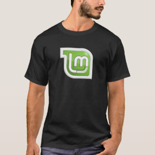 Linux - Camiseta frontal e traseira da MINT