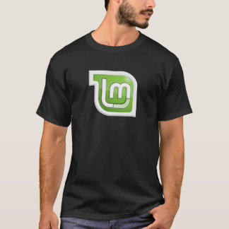 Linux - Camiseta frontal e traseira da MINT