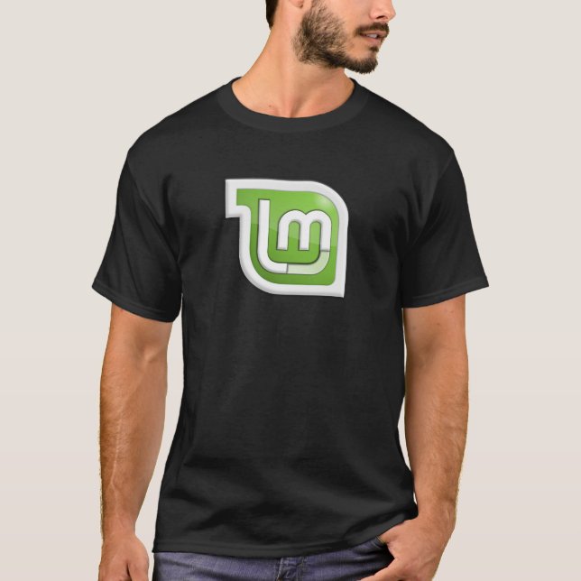 Linux - Camiseta frontal e traseira da MINT (Frente)