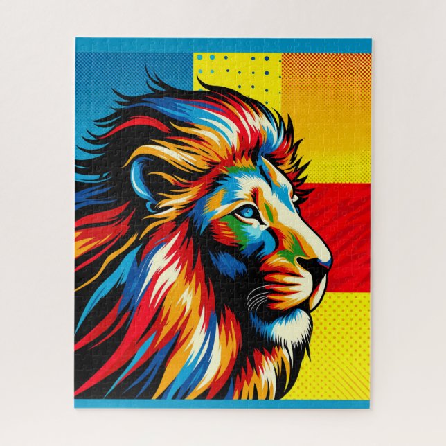 Lion 500 Piece Quebra-cabeça (Vertical)