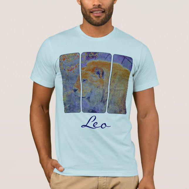 Lion Africano Grande Gato LEO Camisa De Amante Ani (Frente)