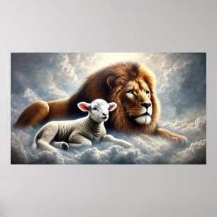 Lion e Lamb Poster