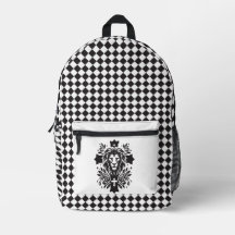 Lion Head In Cross Backpack