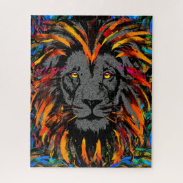 Lion Head Jigsera Quebra-cabeça | Quebra-cabeça de