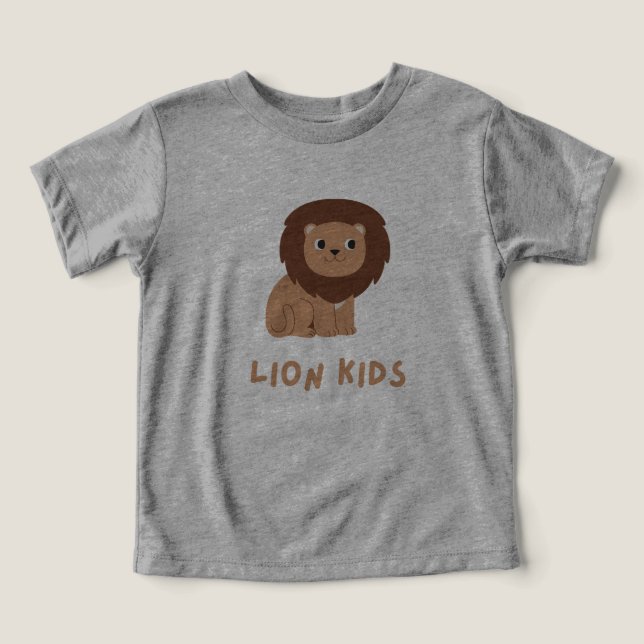 Lion Kids para bebê (Design frontal)