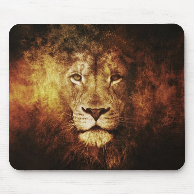 Lion of Judah - Haile Selassie Rastafari Mouse Pad (Frente)