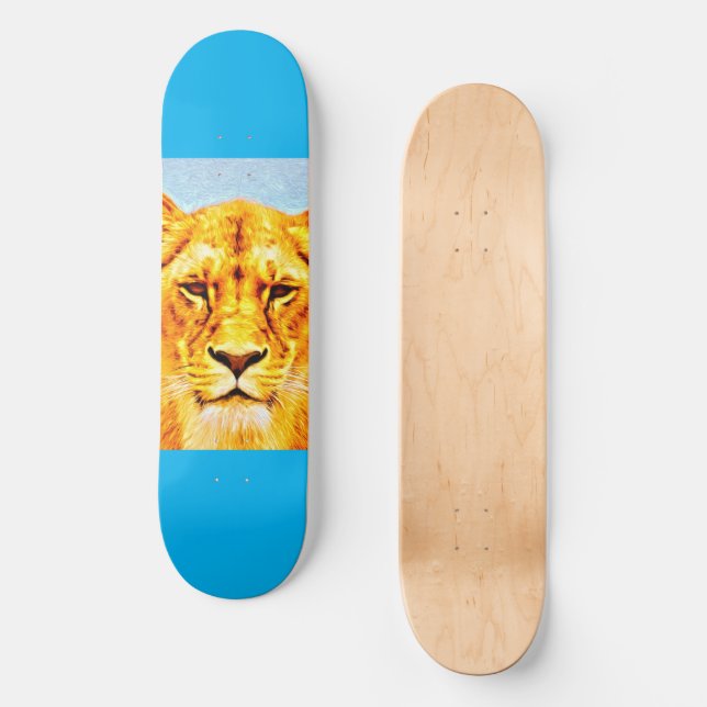 Lion Skateboard (Frente)