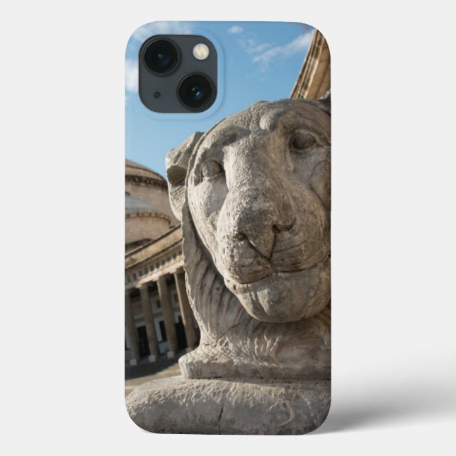 Lion statue in front of San Francesco di Paola (Verso)