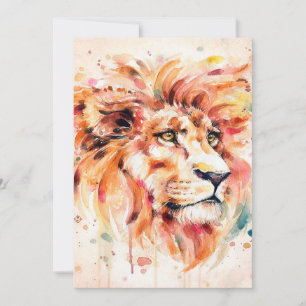 Lion Water Lion Art Presente Maravilhoso