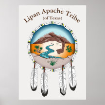 Lipan Apache Tribe (do Texas) Poster