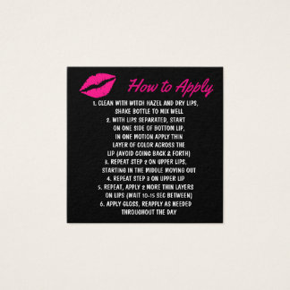 LipSense Como aplicar placas